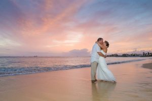 Hawaii Sunset Wedding Waikiki Beach