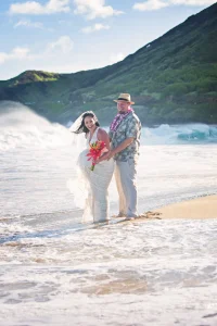 Big swell at Sandy Beach