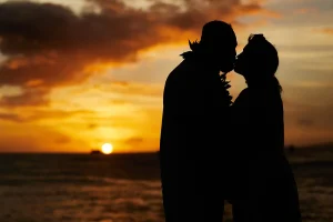 Hawaii Sunset Wedding
